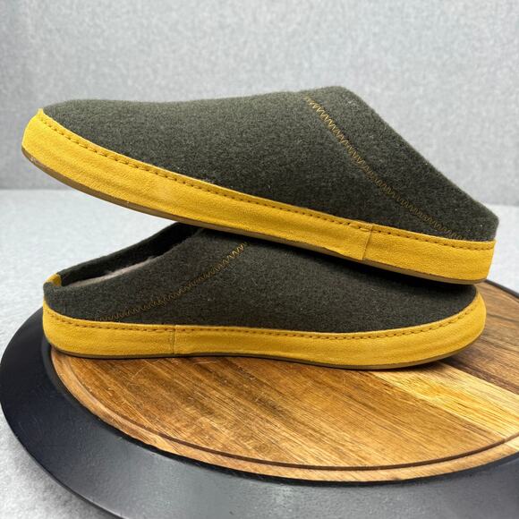 OluKai Hamani Hulu Slippers Men's 8 Slip On Wool Warm Comfort Shoes Mule - Picture 5 of 6